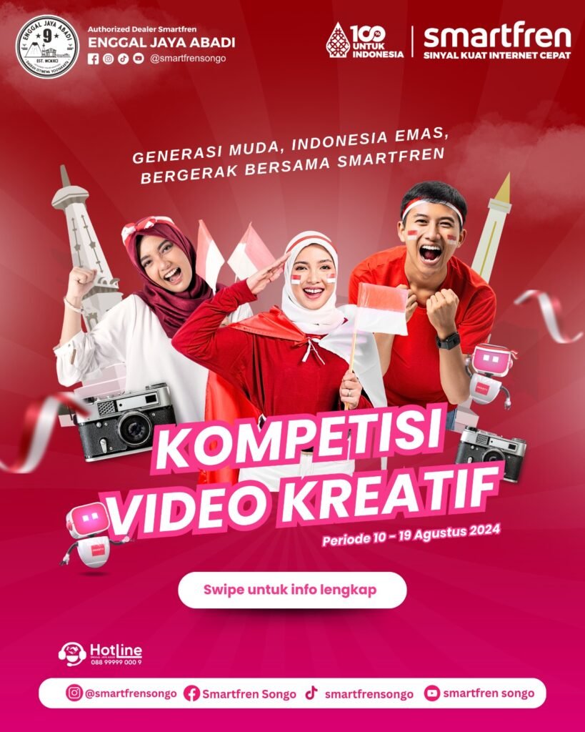 Bikin Video Kreatif 17an Dapat Hadiah